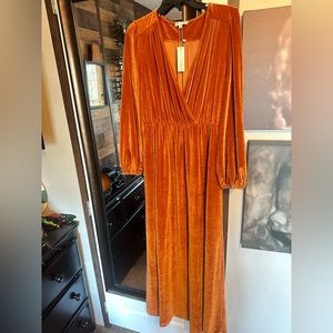 New! Baltic born velvety long sleeve dress